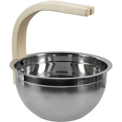 Sawo vedro z nerez ocele a osikového dreva 5L