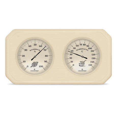 Teploměr s vlhkoměrem do sauny