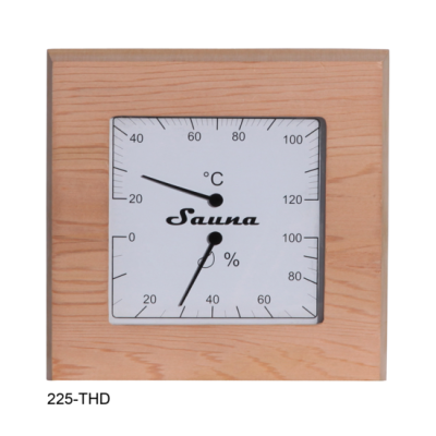 Sentiotec teploměr a vlhkoměr do sauny cedr