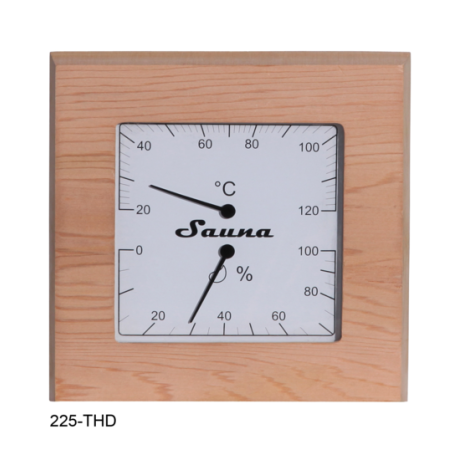 Sentiotec teploměr a vlhkoměr do sauny cedr