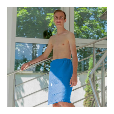 Veba kilt do sauny Rumba pánský modrý