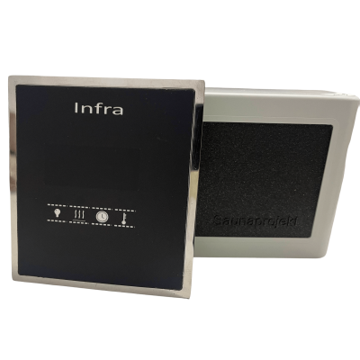Saunaproject saunová regulácia Infra Chrom