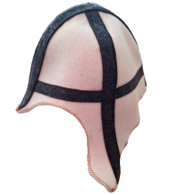 Saunovacia čiapka Rytier, bočný pohľad