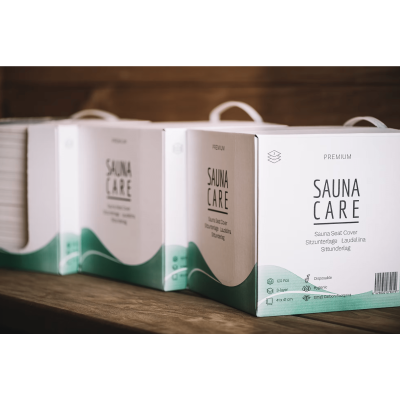SaunaCare sedacie podložky na jedno použitie 120 kusov