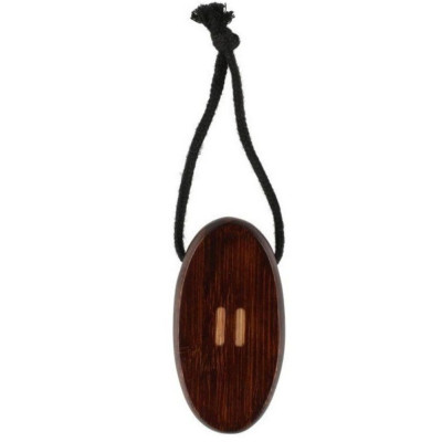 Rento masážna kefka do sauny tmavý bambus