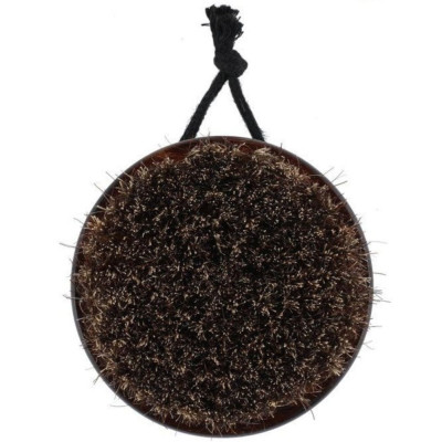 Rento masážna guľatá kefa do sauny tmavý bambus