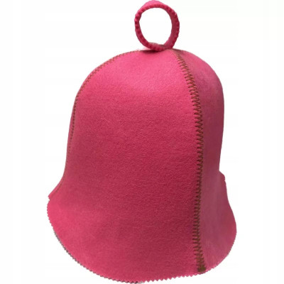 Saunovacia čiapka plsť, ružová