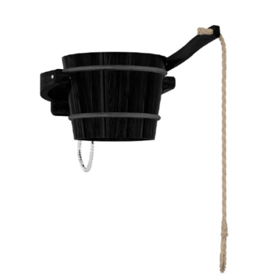 HUUM Polievacie vedro smrek black 18L