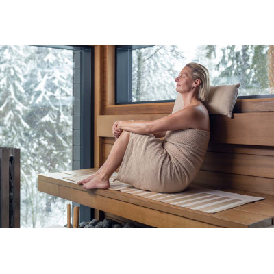 Rento osuška do sauny Kenno 90x180cm béžová modelka