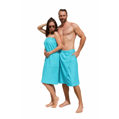 Pár v kiltech do sauny vafle