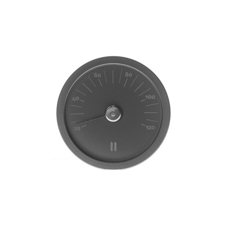 Rento teploměr do sauny hliník černý