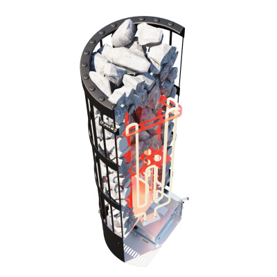 Harvia Legend PO110FC 10,8 kW WiFi black - rez