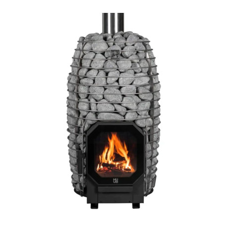 HUUM saunové kachle na drevo HIVE Flow 9,8 kW s kameňmi