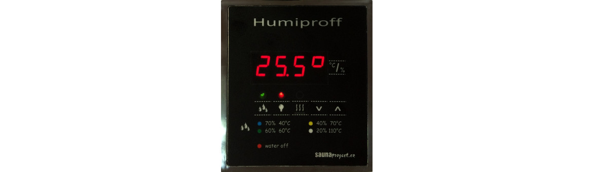 Saunové regulátory – presná kontrola teploty a vlhkosti | Saunaproject
